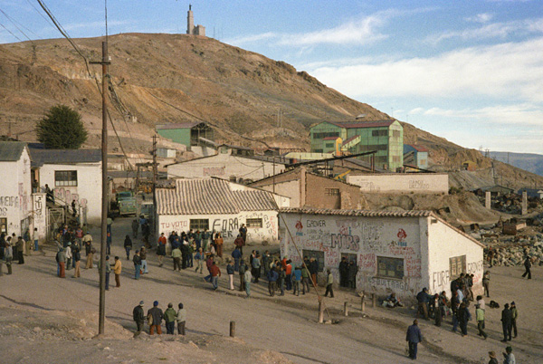 Entre de la mine de Potosi, 1979, Bolivie