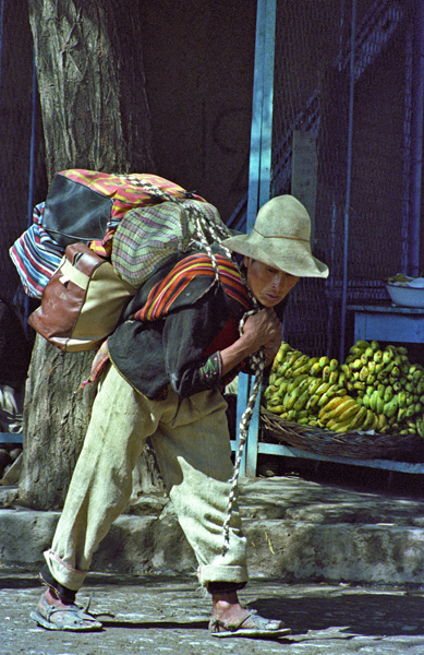 Porteur, Oruro, Bolivie