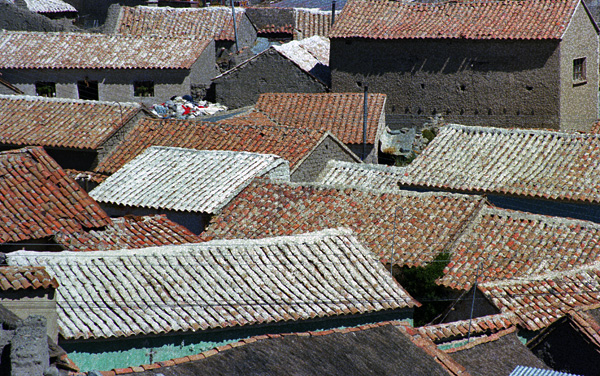 Toits de Potosi, Bolivie