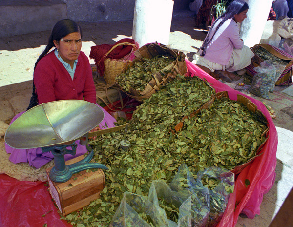 Vendeuse de coca, Tarabuco, Bolivie