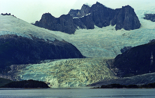 Le glacier Pia, canal Beagle, Chili