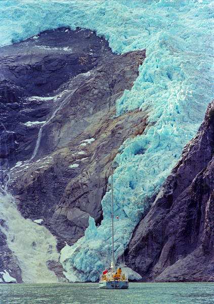 Le glacier Alley, canal Beagle, Chili