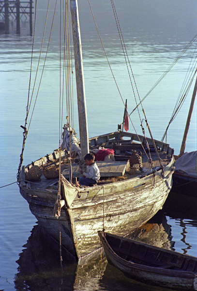 Port de Castro, le Chiloe, Chili