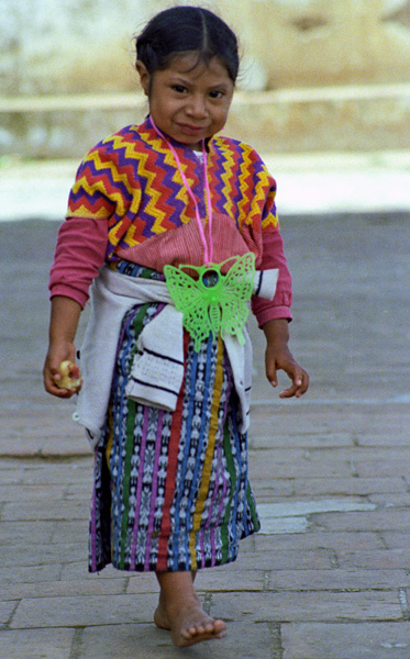Jeune fille, San Pedro de Sacatepequez, Guatemala