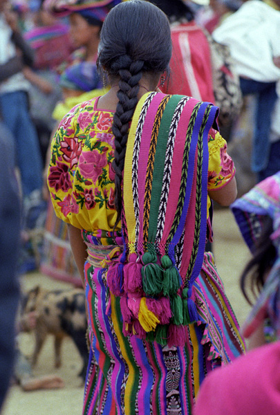 Habillement local, San Francisco el Alto, Guatemala