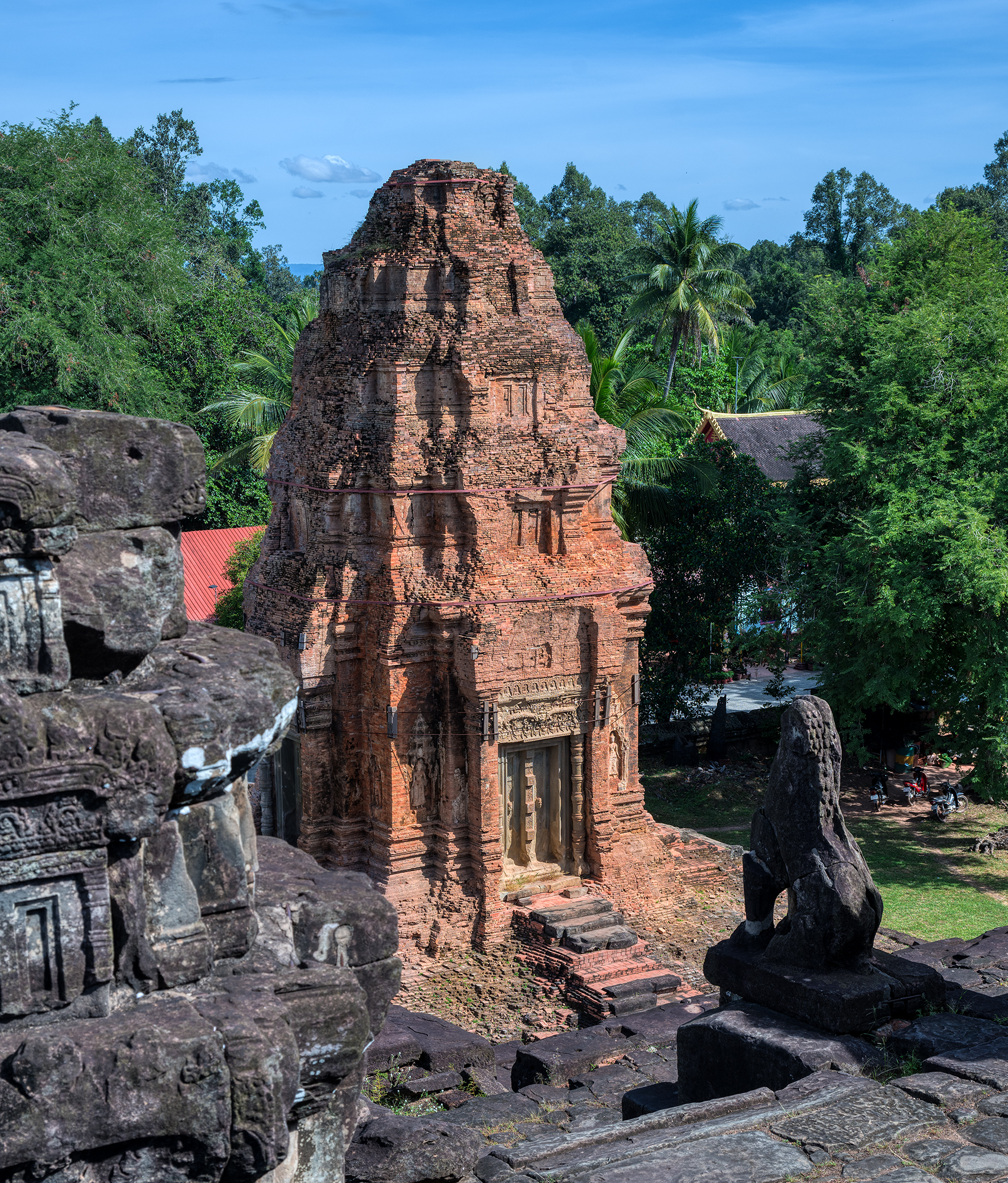 Tour extérieure, Temple Bakong, Angkor