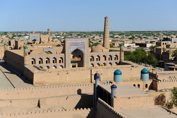 Vue de Khiva, Ouzbékistan