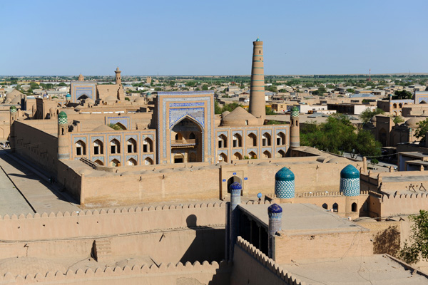 Vue de Khiva, Ouzbkistan