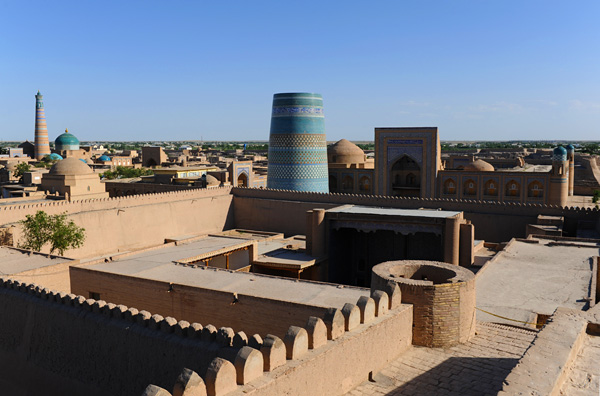 Vue de Khiva, Ouzbékistan