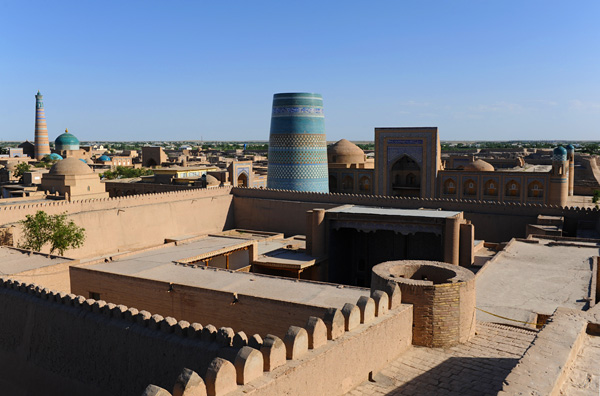 Vue de Khiva, Ouzbkistan