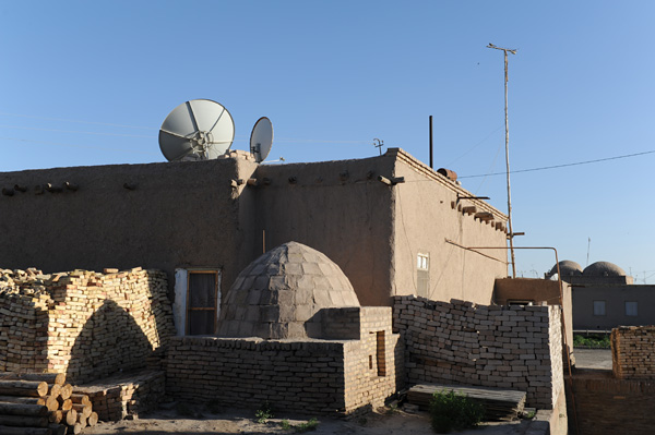 Parabole et coupole ancienne, Khiva, Ouzbkistan