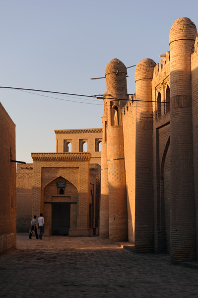 Rue de Khiva, Ouzbékistan,