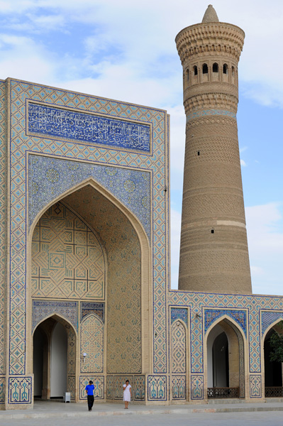Cour de la mosquée Kalyan, Boukhara, Ouzbékistan