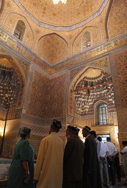 Intérieur, mausolée Gour-Emir, Samarkand, Ouzbékistan