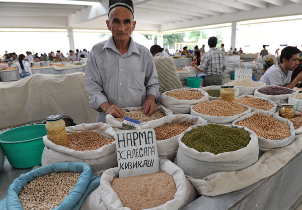 Marché central de Samarkand, Ouzbékistan