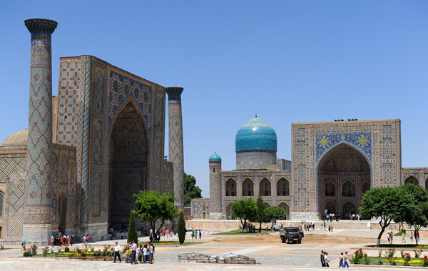 Place du Registan, Samarkand, Ouzbkistan