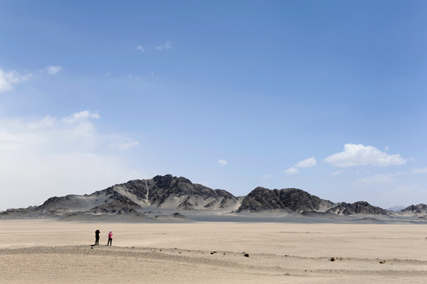 Bassin du Qaidam, plateau du Qinghai-Tibet, Qinghai, Chine