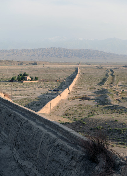 Extrme sud de la grande muraille, Jiayuguan, Chine