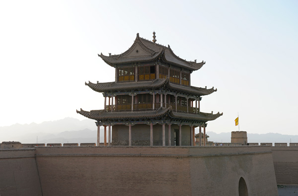 Le fort de Jiayuguan, Chine