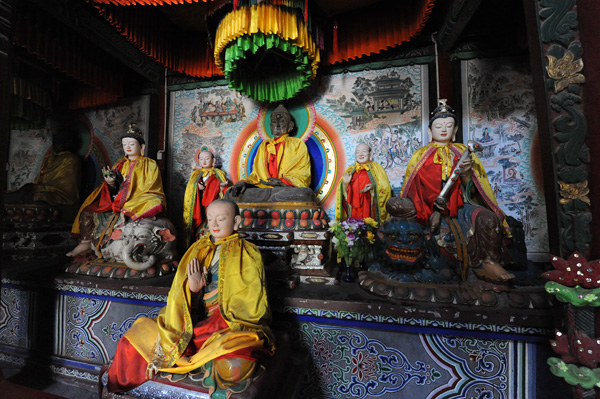 Temple bouddhiste, Zhangye, Chine
