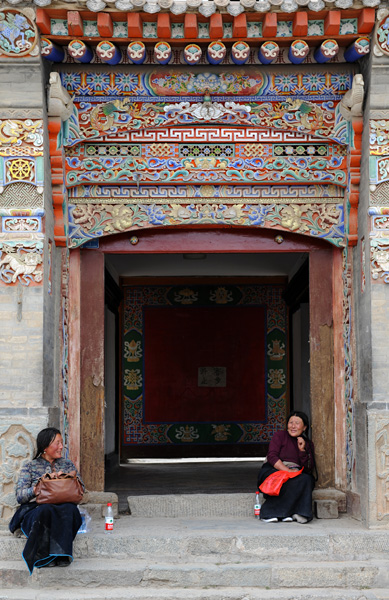 Plerines, monastre de Kumbum, Qinghai, Chine