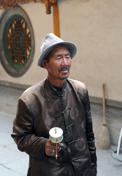 Plerin, monastre de Kumbum, Qinghai, Chine