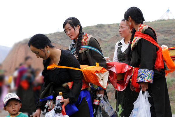 Tibétaines de Qinghai, Chine