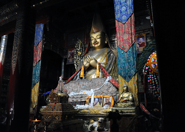 Grand Bouddha, monastre de Wutun, Qinghai, Chine