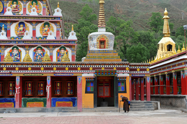 Monastre de Wutun, Qinghai, Chine