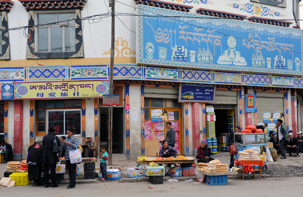 Rue de Tongren, province de Guizhou, Chine