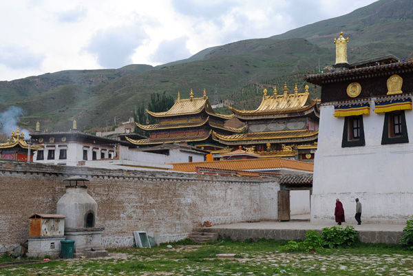Monastre de Longwu, Tongren, Qinghai, Chine
