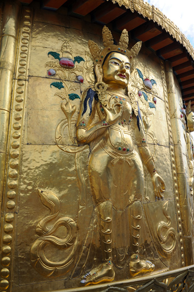Golden Stupa, monastère de Labrang, Gansu, Chine