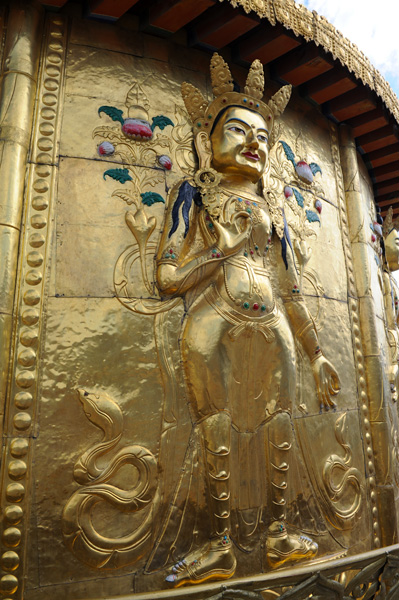 Golden Stupa, monastre de Labrang, Gansu, Chine