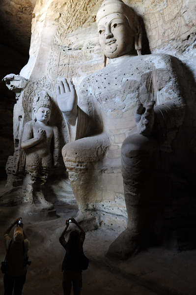 Grand Bouddha, grottes de Yungang, Chine