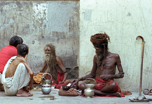 Saddus, Calcutta, Inde