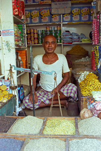 Epicier, Calcutta, Inde