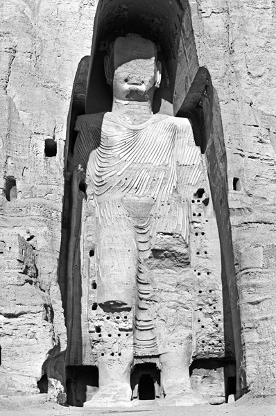 Le grand Bouddha en 1977, Bamiyan, Afghanistan