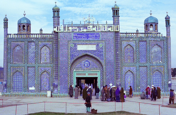 La grande mosque bleue de Mazar-i-Sharif, Afghanistan