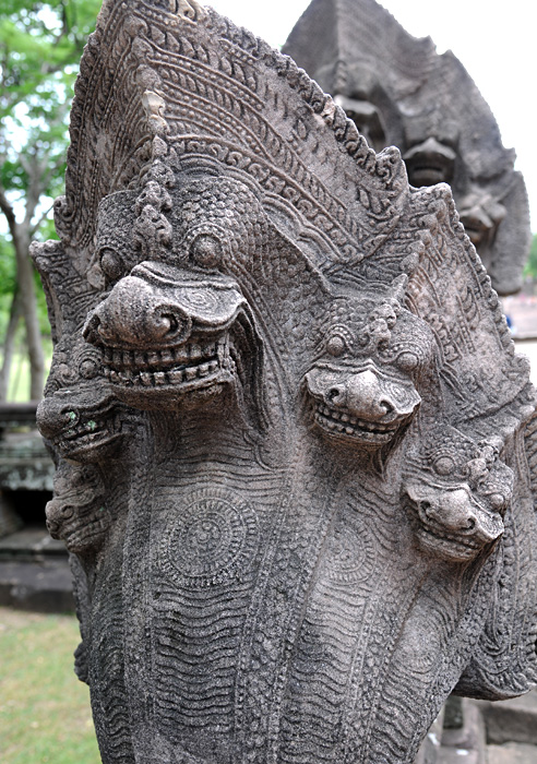 Najas, entre du temple Khmer, Phanom Rung, Thalande