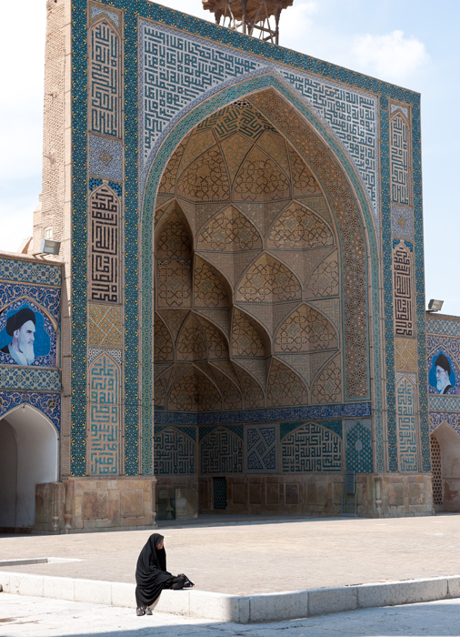 Grande mosquée Mashed-e Jameh, ou mosquée du Vendredi, Ispahan, Iran