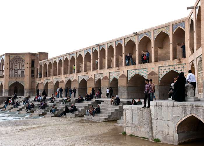 Le pont Khaju, Ispahan, Iran