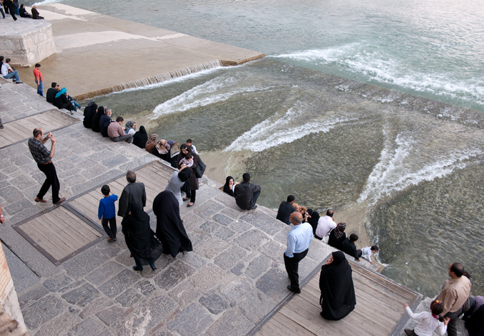 Le pont Khaju, Ispahan, Iran