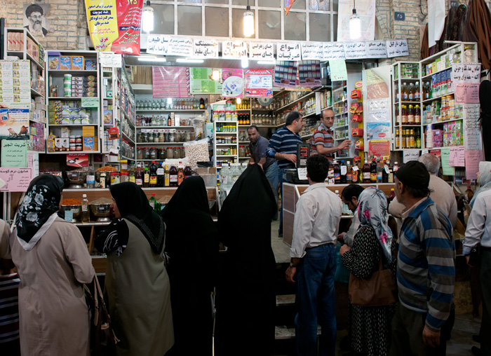 Epicerie, bazaar Vakil, Shiraz, Iran
