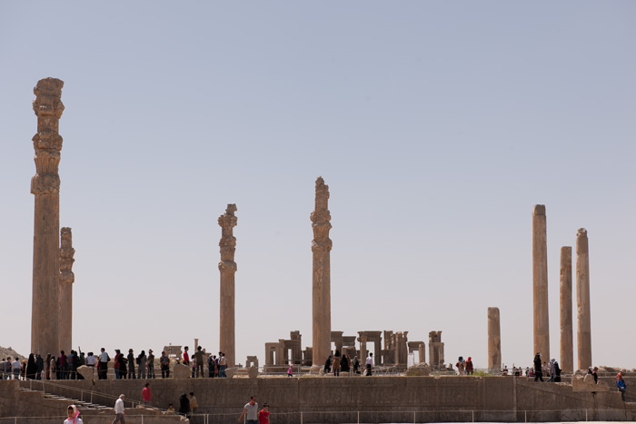 Les ruines de Persepolis, Iran
