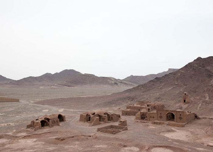 Ancien centre funéraire zoroastrien de Cham, Iran