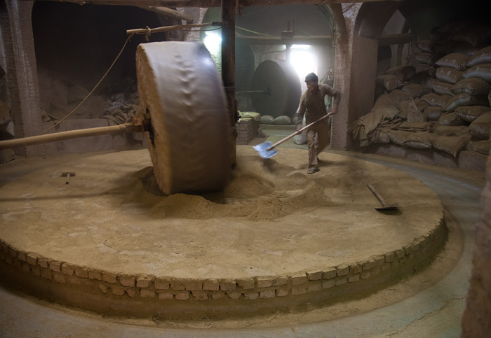 Moulin de henn, Yazd, Iran