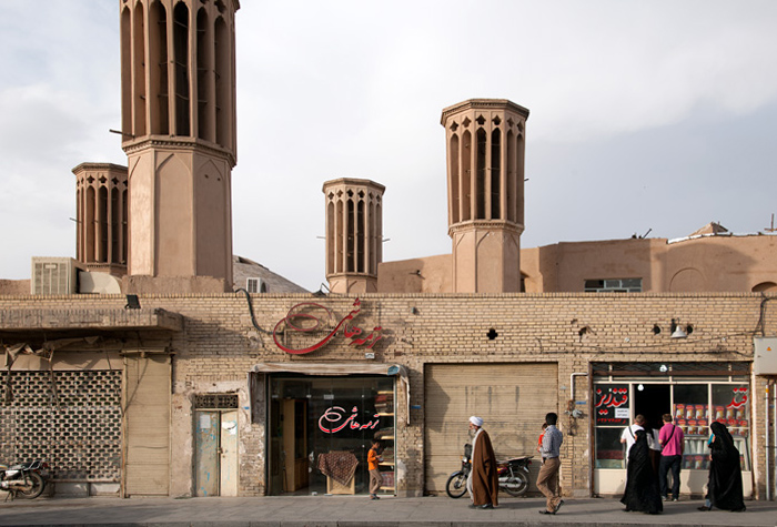 Tours de ventilation de réservoirs, Yazd, Iran