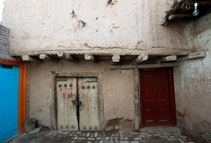 Petit recoin du vieux Kashgar, Xinjiang, Chine