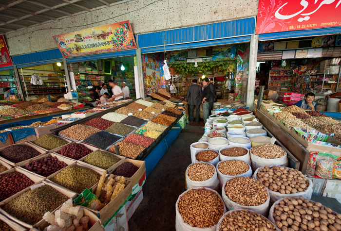 March central, Kashgar, Xinjiang, Chine