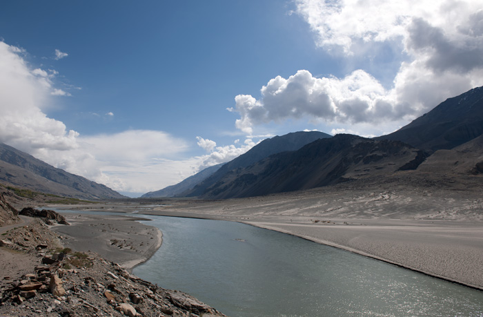 La rivire Piandj, corridor du Wakhan, Tadjikistan